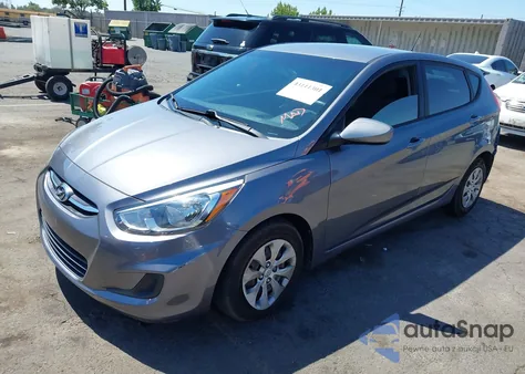 2015 Hyundai Accent Gs z USA, uszkodzony, nr VIN KMHCT5AE6FU233499